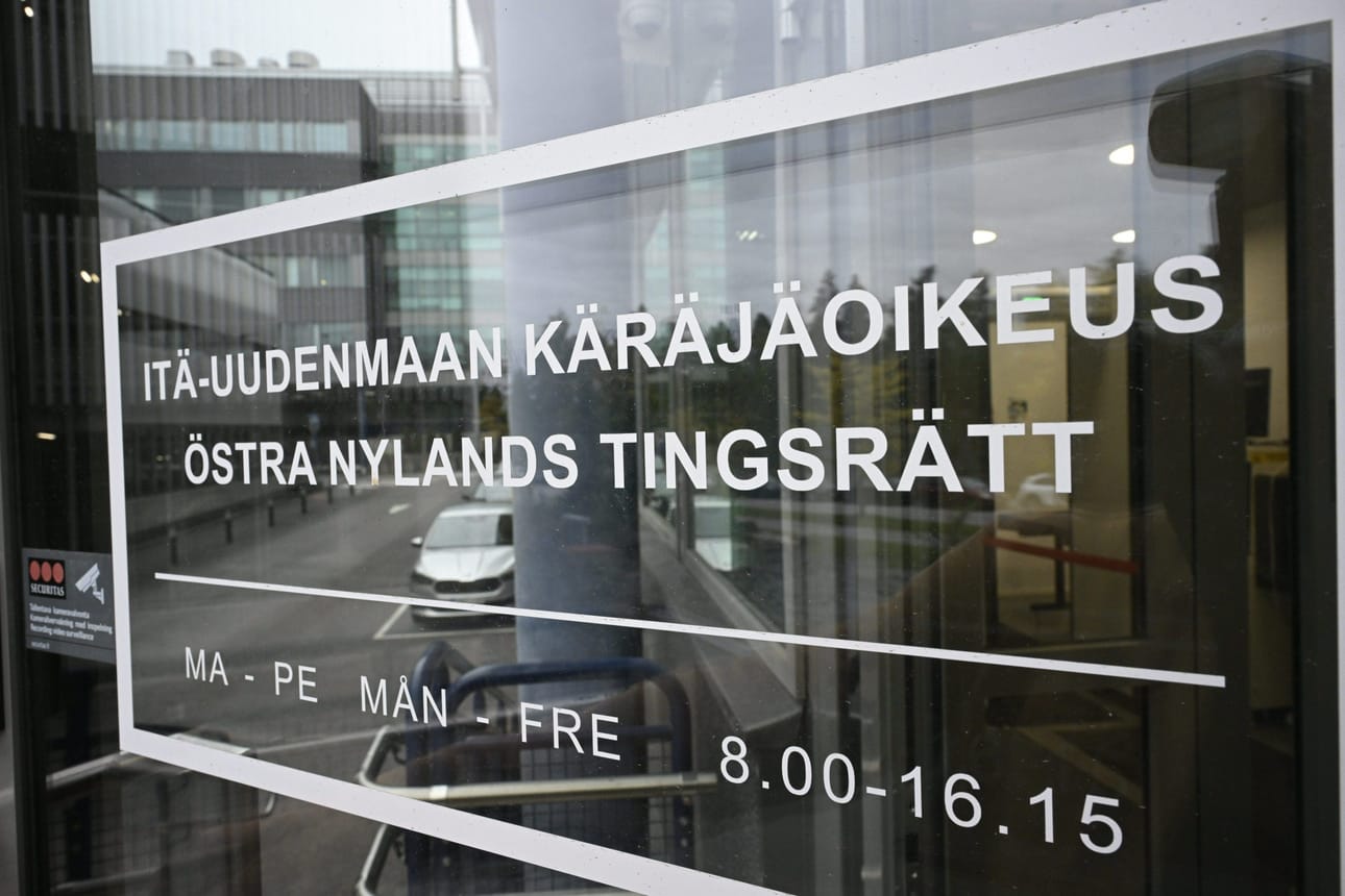 Tapausta käsitellään Itä-Uudenmaan käräjäoikeudessa. LEHTIKUVA / MARKKU ULANDER