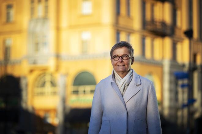 Business Finlandin pääjohtaja Nina Kopola tutustui maanantaina Vaasan seutuun ja sen yrityksiin. Keskiviikkona on Seinäjoen vuoro.KUVA: JARNO PELLINEN