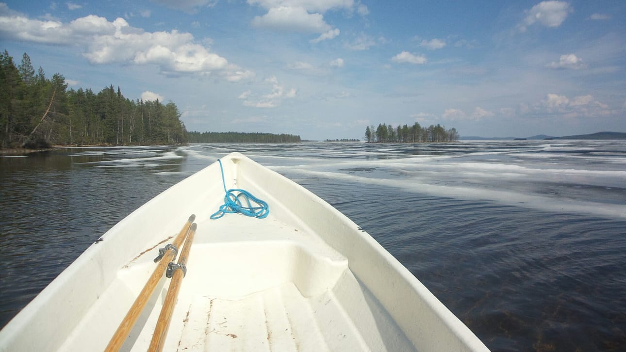 Vene vesillä Yli-Kitkalla