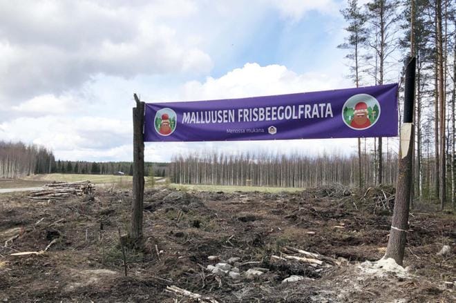 Rata sijaitsee yksityisalueella Kuortaneen Malluusentien varrella. KUVAT: JANNE SAARELA