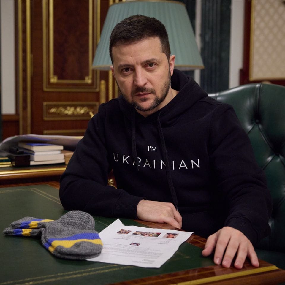 Volodymyr Zelenskyin Facebook-sivu, suomalainen Henriikka