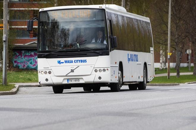 Wasa Citybus on hoitanut Vaasan sisäistä joukkoliikennettä. Arkistokuva.