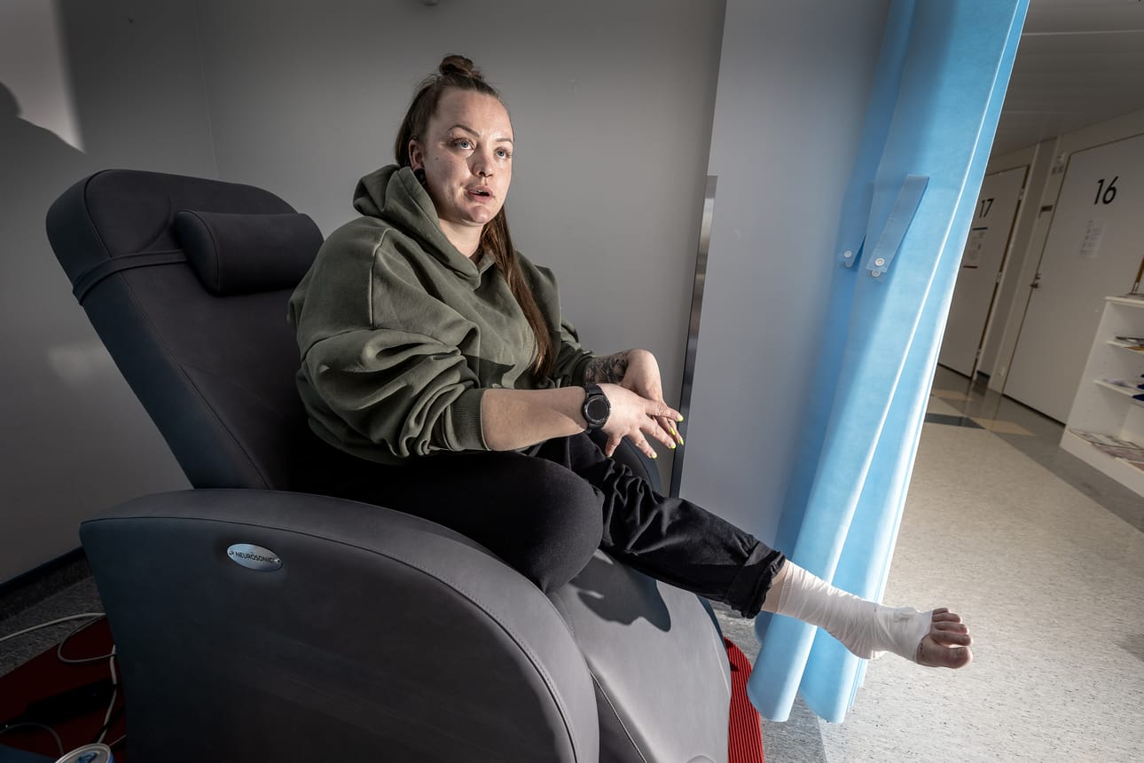 Melina Hurnasti on käynyt Raahen kipupoliklinikalla pitkään.