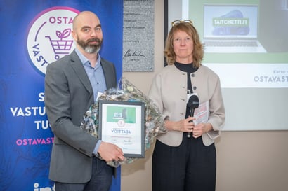 Oululainen Taitonetti valittiin voittajaksi Suomen vastuullisin tuote -kilpailussa
