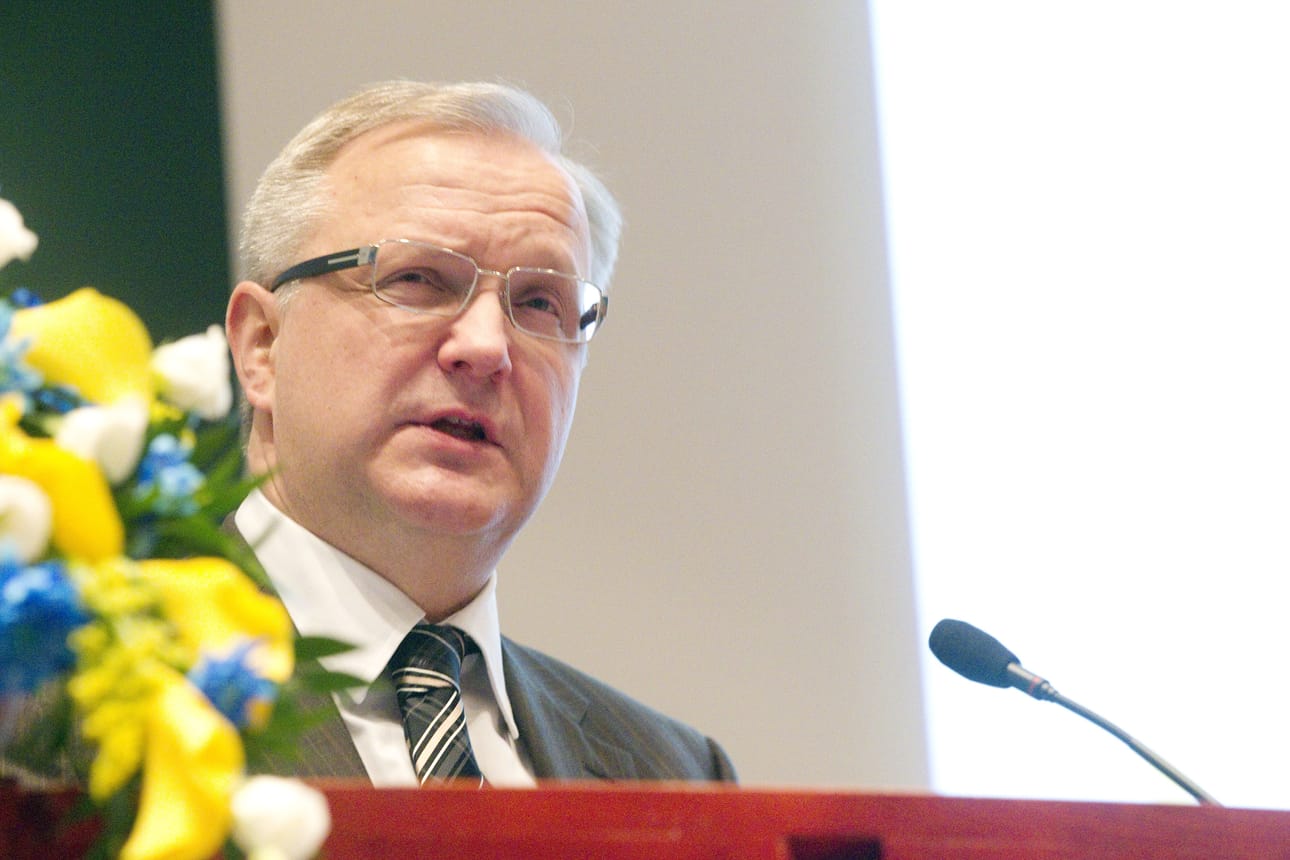 Olli Rehn tapasi Italian pääministerin Mario Montin ja Suomen valtiovarainministerin Jutta Urpilaisen.