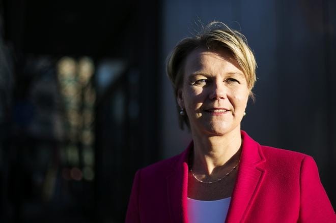 Handelsbankenin Suomen maajohtaja Nina Arkilahti Vaasassa. ARKISTOKUVA: TIMO ANNANPALO