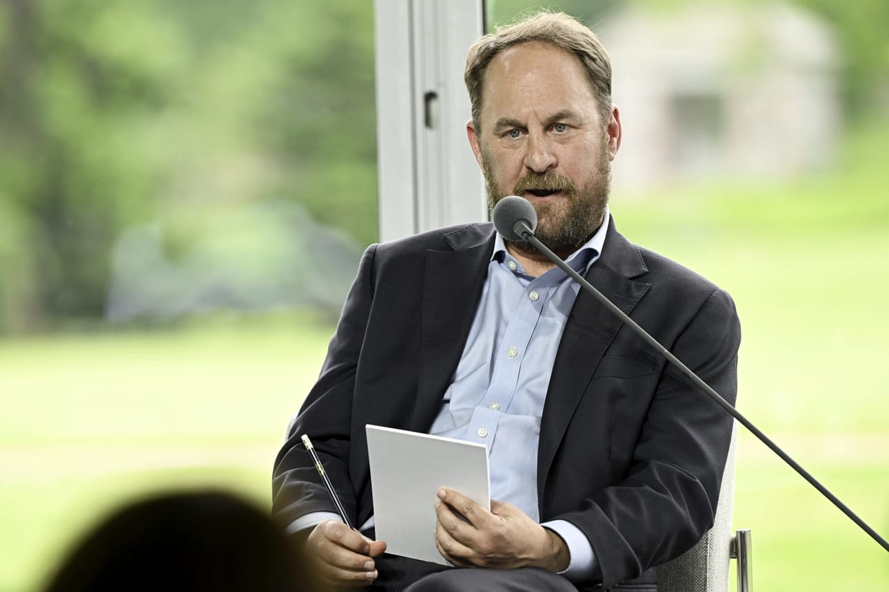 Tutkimusjohtaja Jeremy Shapiro peräänkuulutti eurooppalaisilta poliittisen vastuunkannon lisäämistä Euroopan turvallisuudesta. LEHTIKUVA / Roni Rekomaa