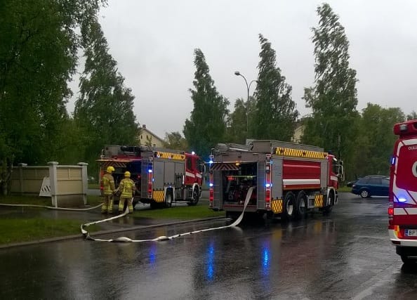 Raksilassa sijaitsevassa puutalossa syttyi keskiviikkona kytöpalo