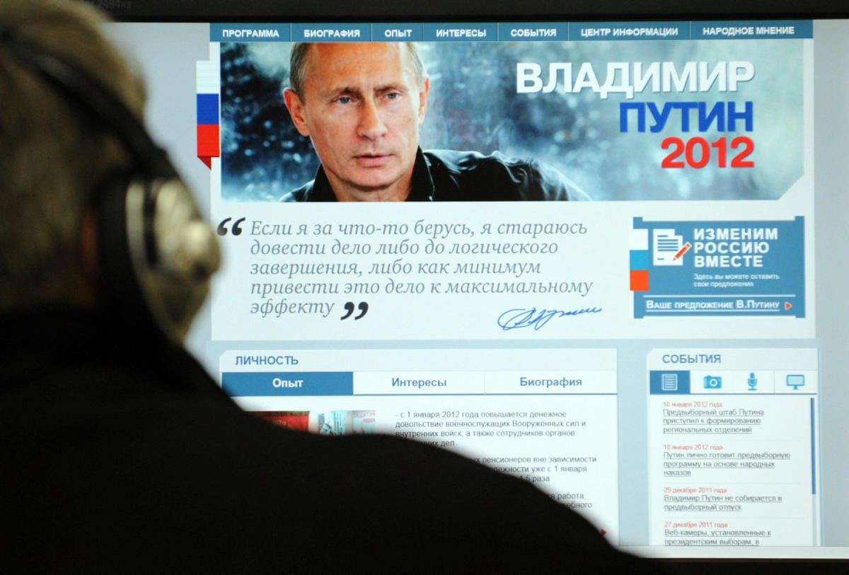 Venäjä on rakentanut kykyä maailmanlaajuisesta internetistä irtautumiseen vuodesta 2011 alkaen, toden teolla syksystä 2014 lähtien. LEHTIKUVA/AFP