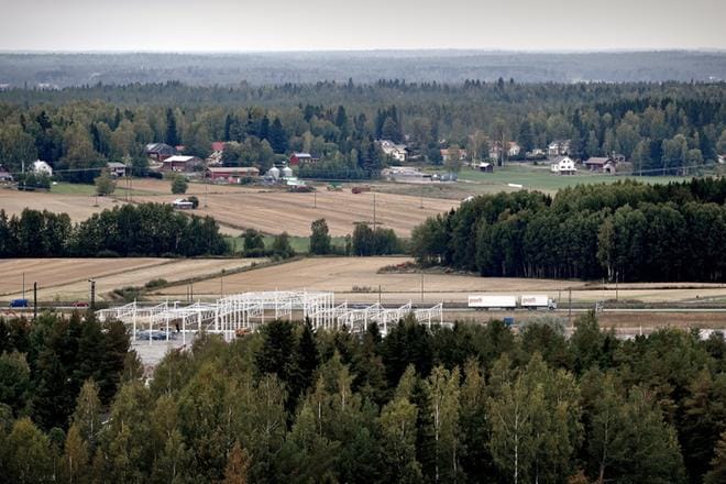 Toteutusasteella olevista rakennushankkeista sadan miljoonan euron Ideapark on Seinäjoen kaikkien aikojen suurin yksittäinen kaupallinen investointi. KUVA: TOMI KOSONEN