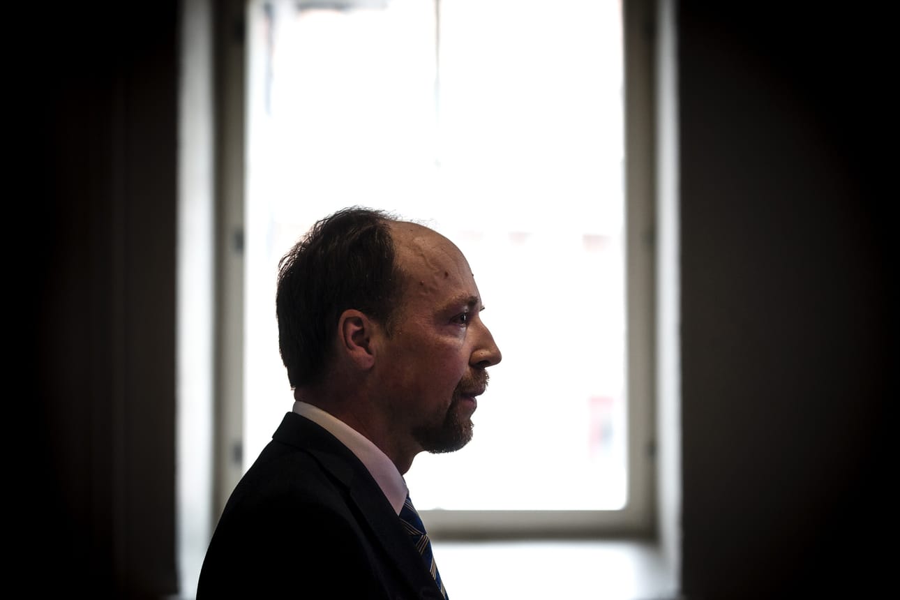 Perussuomalaisten puheenjohtaja Jussi Halla-aho.