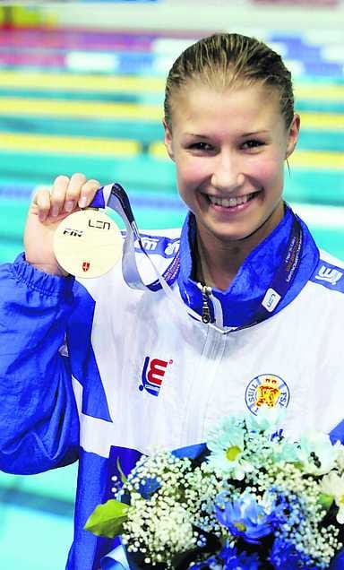 Hanna-Maria Seppälä ui Euroopan mestariksi.