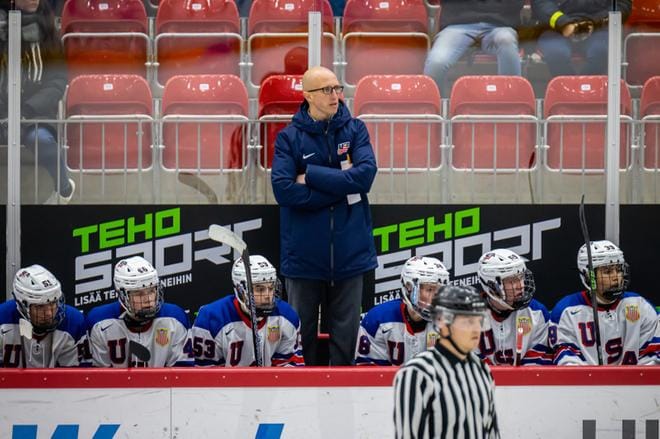 Yhdysvaltojen alle 17-vuotiaiden maajoukkueluotsilla Dan Musella on valmentajakokemusta myös NHL-tasolta. KUVA: PASI SUOKKO / APOLLO PHOTO