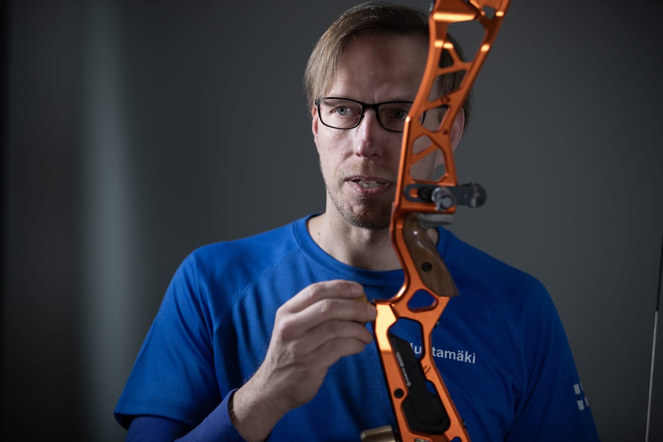 Timo Huhtamäki ampui SM-hopeaa, vaikka takana on treeniä vasta reilut pari vuotta.
