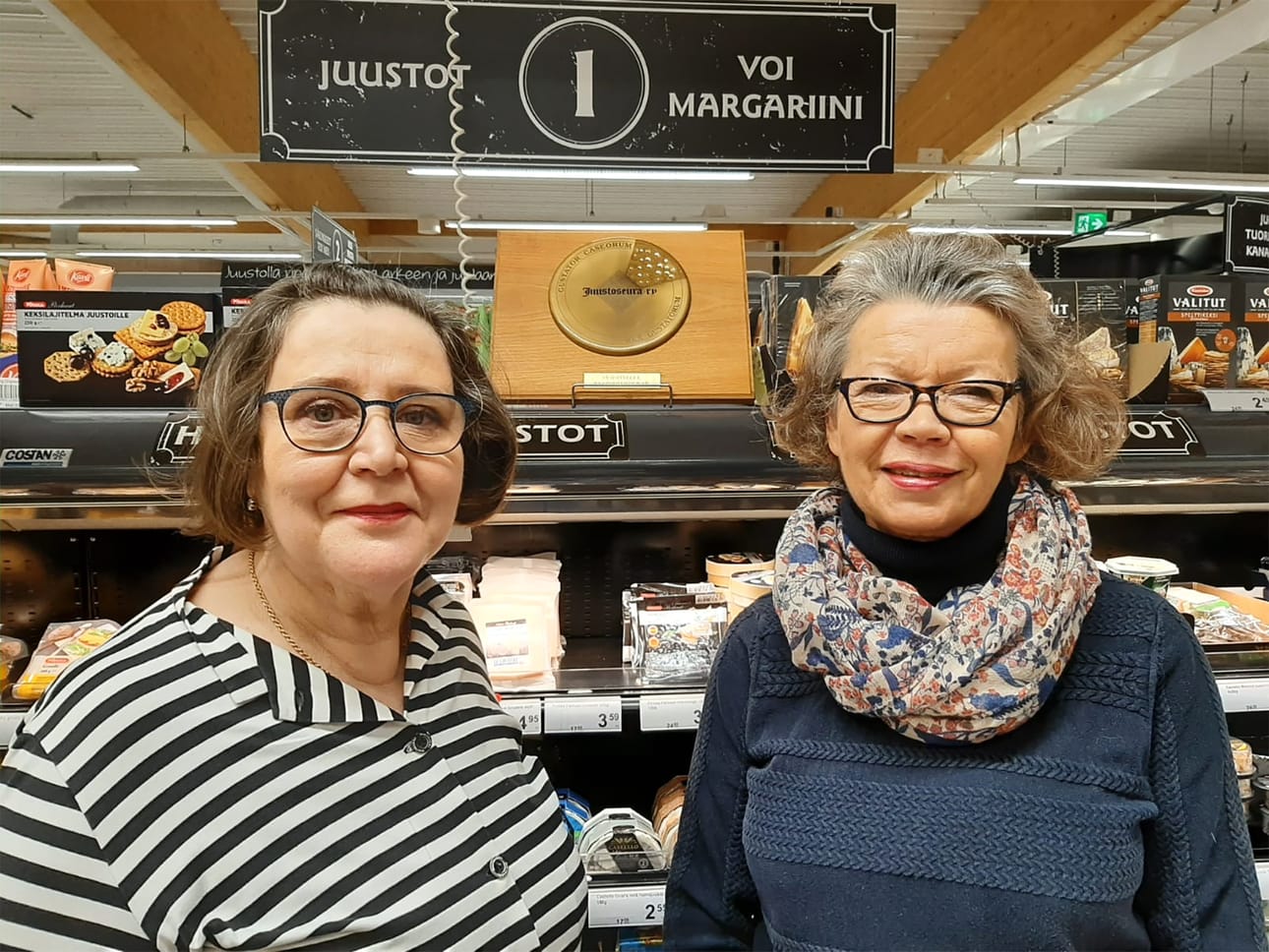Lauantaivieras on Uusi Rovaniemi -lehden kolumnipalsta, jolla kirjoittavat tällä viikolla Eeva-Maija Laurila ja Pirjo Ahvonen. He ovat Lapin juustoseuran jäseniä.