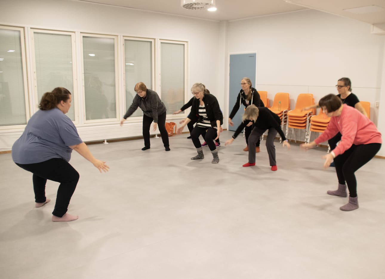 Monenlaisia liikunnallisia ryhmiä alkaa syksyn myötä kokoontua koko Jokihelmen opiston toiminta-alueella.