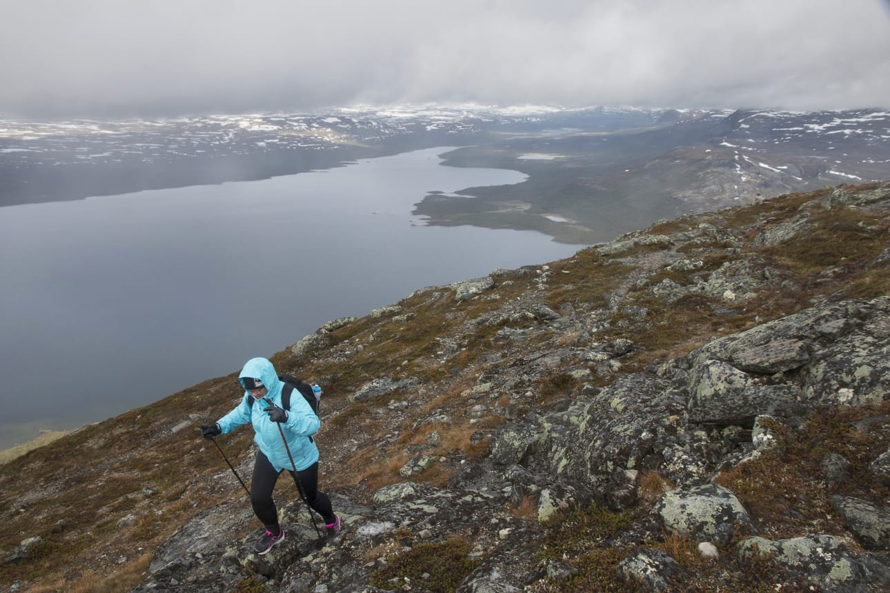 Kilpisjärven Saana-tunturi on retkeilijöiden suosima kohde.