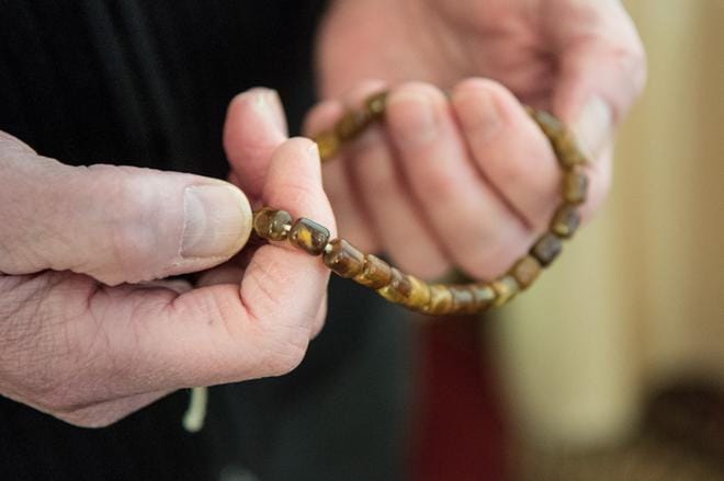 Kuvituskuvassa on muslimien rukousnauha. KUVA: Pekka Lassila / Arkisto