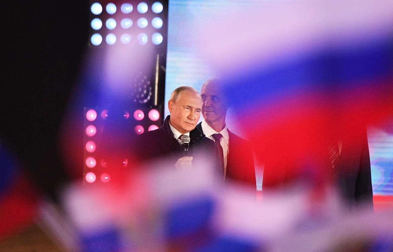 Venäjällä päätöksenteko on keskittynyt presidentti Vladimir Putinin käsiin.