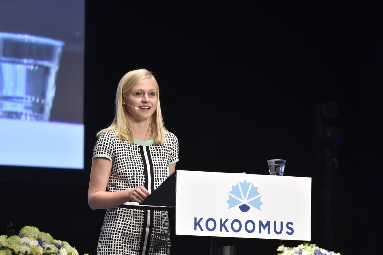 Elina Lepomäki. Arkistokuva.