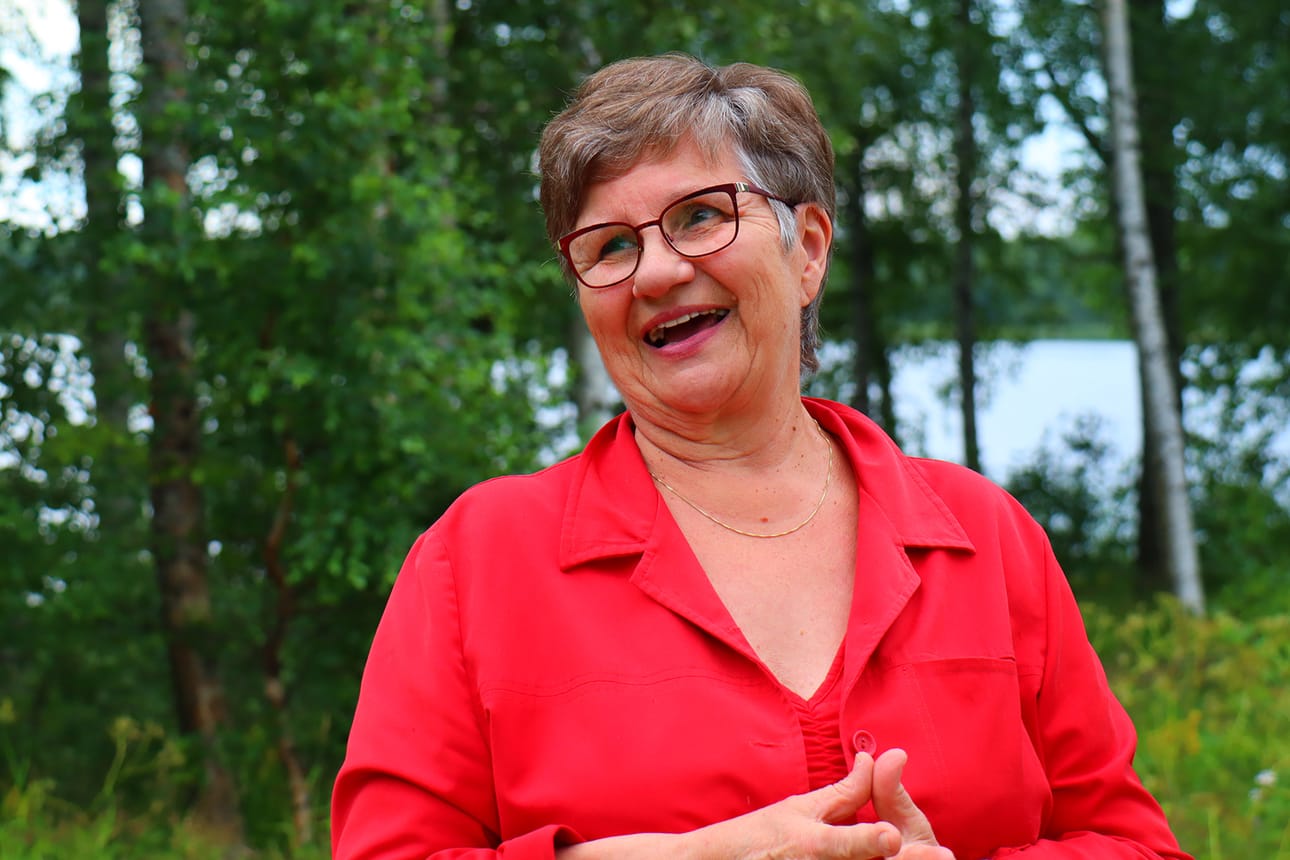 Aili Virtala on ollut pitkään yhdistyksen toiminnassa mukana ja kehittämässä Veitsiluodon työväentalon toimintaa.