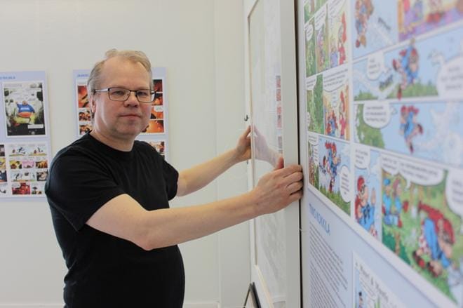 Kuortanelaissyntyisen Timo Kokkilan töitä oli esillä Taidekeskus Harrissa keväällä 2018. KUVA: ARKISTO / REIJO HEIKKILÄ
