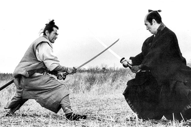Japanilaiselokuvassa ikääntynyt samurai ajautuu tahtomattaan valtapelin pyörteisiin. KUVA: Yle Kuvapalvelu