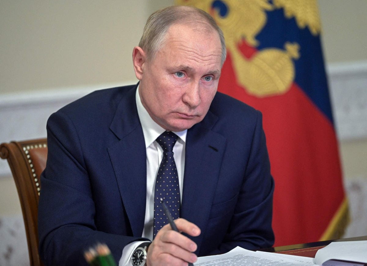 Puheessaan presidentti Putin ilmaisi myös tukensa niille maanmiehilleen, jotka ovat menettäneet sukulaisia covid-19-taudin takia. Arkistokuva. LEHTIKUVA / AFP