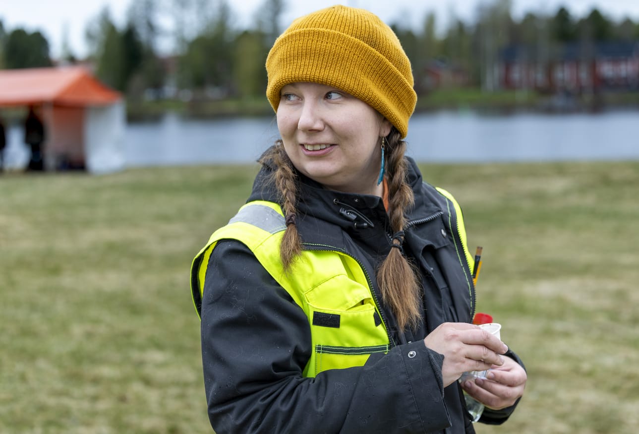ProAgria Pohjois-Suomen kalatalouden asiantuntija Ade Risti kertoi valtakunnallista kalastuspäivää vietettävän vuosittain eri puolilla maakuntaa.