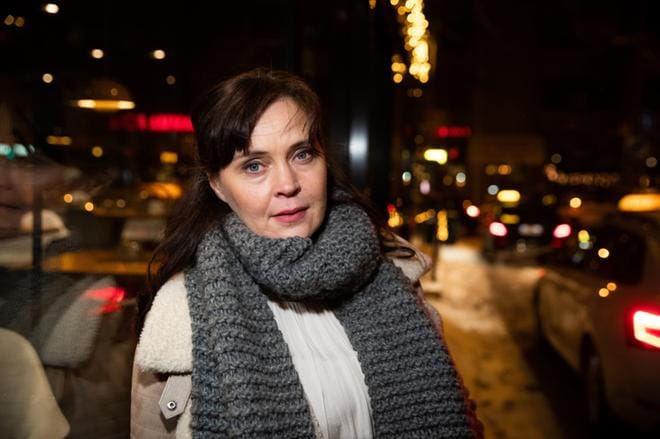 Tiina Lymi on juuri saanut valmiiksi käsikirjoituksen Myrskyluodon Maija -elokuvaan. Lymi myös ohjaa Solar Filmsin tuottaman elokuvan.KUVA: Arttu Laitala