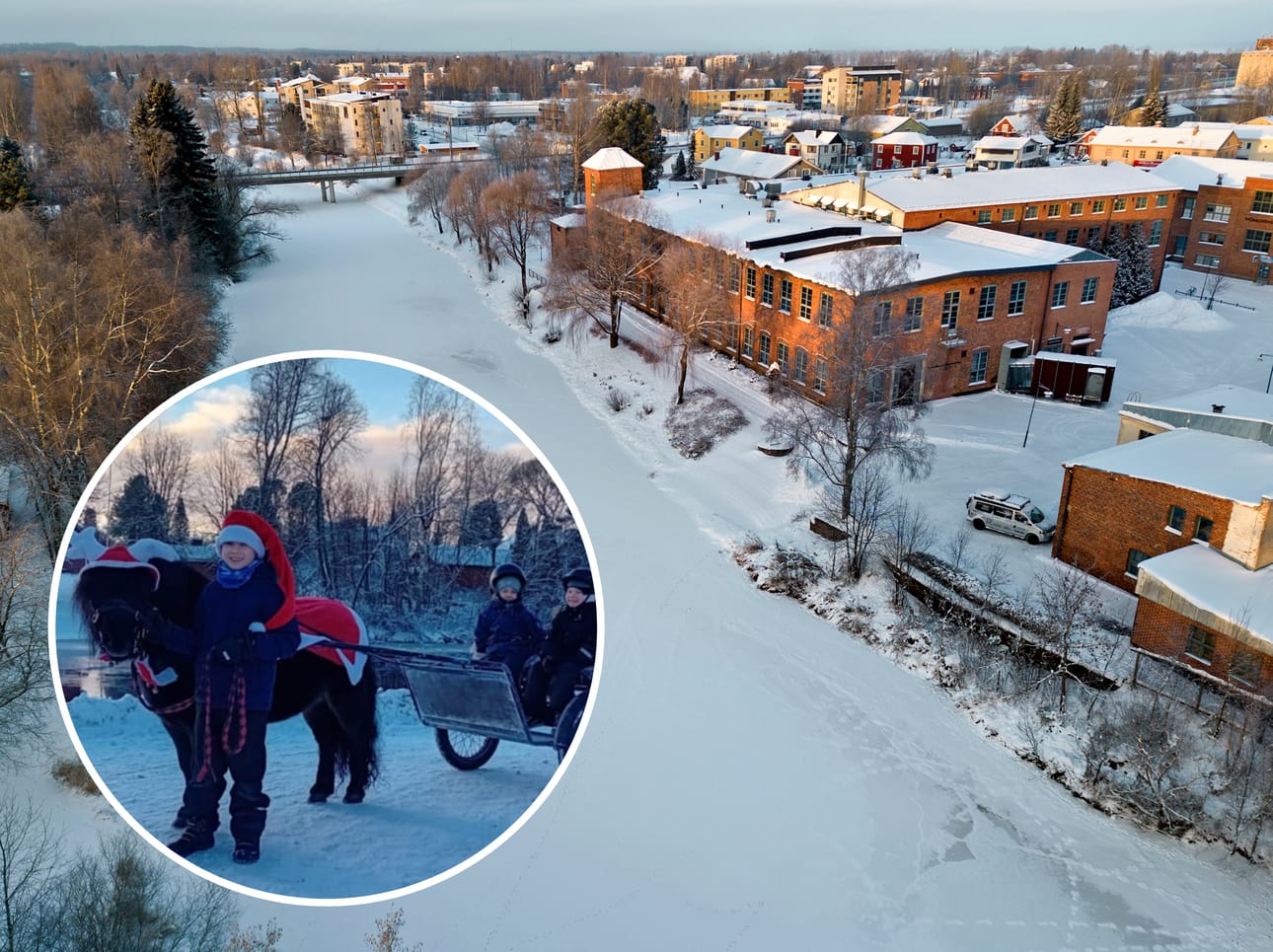 Joulunavausmessut järjestetään Vanhassa Paukussa Lapualla. Myyjistä noin 50 myyjää päivystää sisätiloissa ja ulkona noin 90 myyjää. Tapahtuman aikana alueen museot ja kirjasto ovat auki. ARKISTOKUVA.