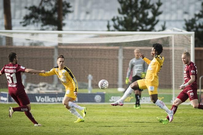 Viime kamppailussa Steven Morrissey iski Palloseuralle hattutempun. Kuva: Sami Saarenpää