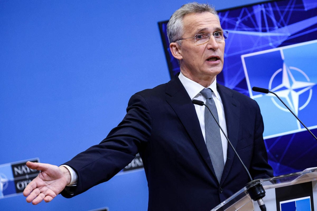 Jännittynyt turvallisuustilanne ympäröi sotilasliitto Naton puolustusministerikokousta, joka alkaa tänään Brysselissä. Kuvassa Naton pääsihteeri Jens Stoltenberg. LEHTIKUVA/AFP