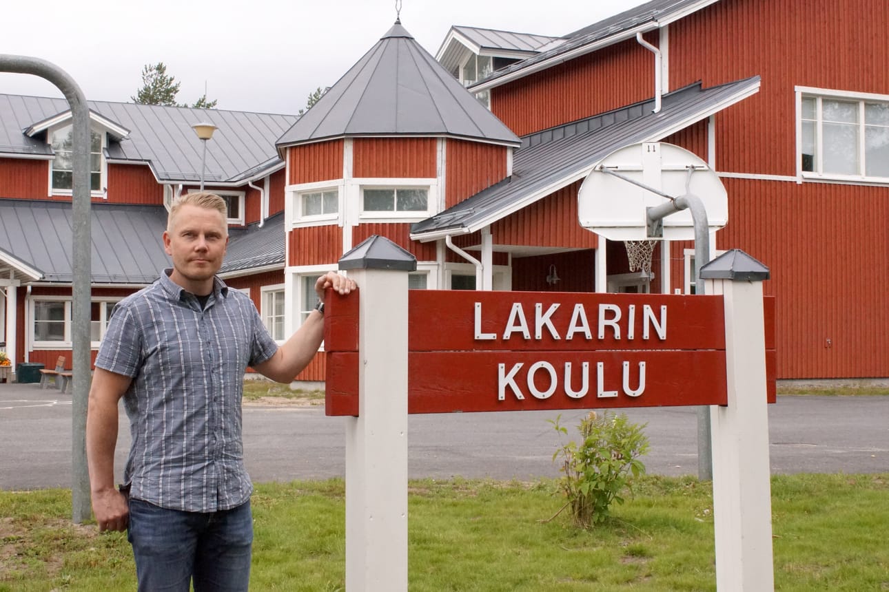 Lakarin koulun otti viime viikolla johtoonsa rehtori Jussi Kolu.