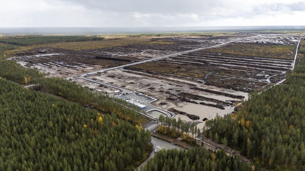 Google ilmoitti hiljattain datakeskusten rakentamisesta Kajaaniin, Vaalaan ja Muhokselle. Kuva Muhoksen alueelta viime vuoden lopulta.