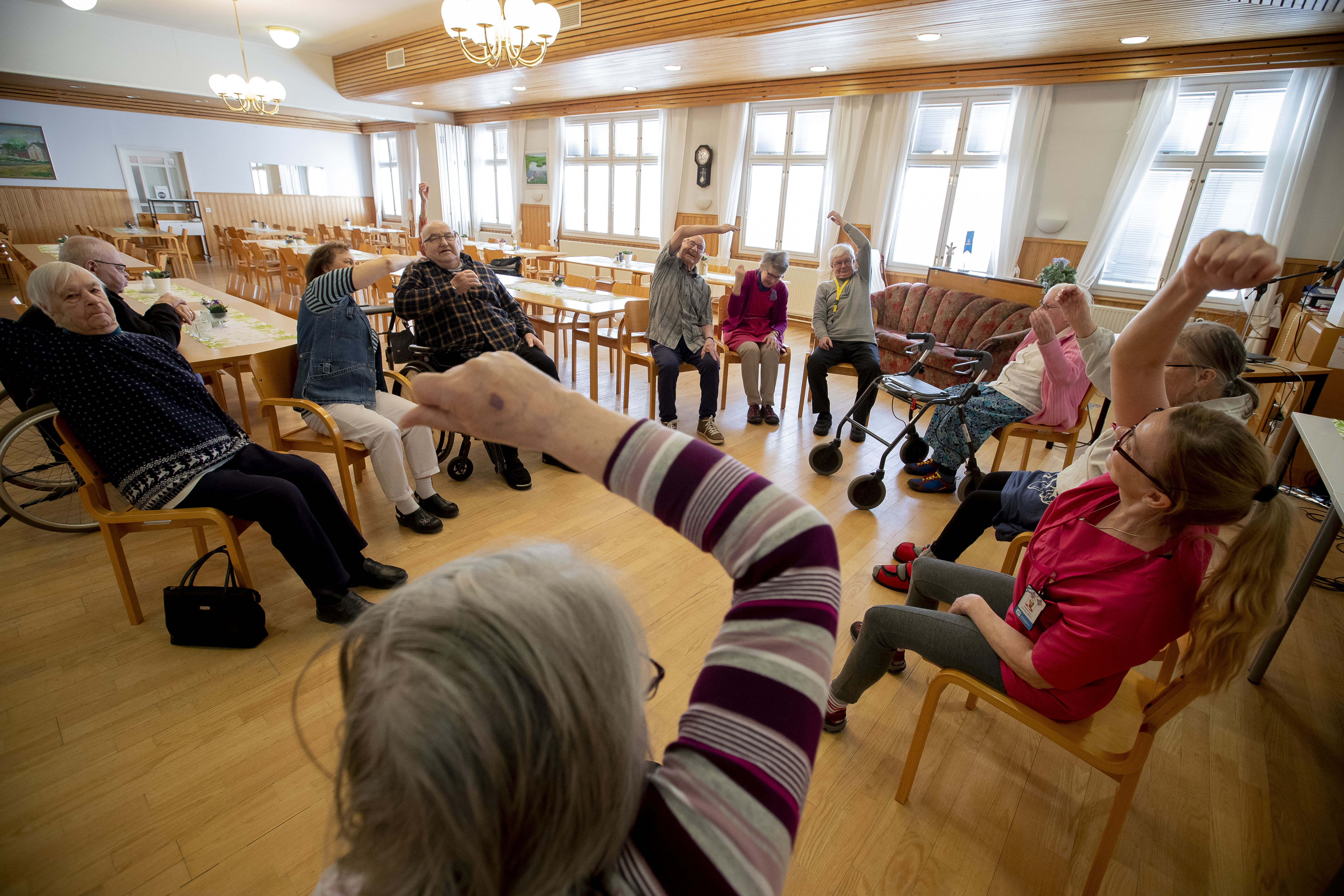 Kreivinajan jumppa vanhuksille.