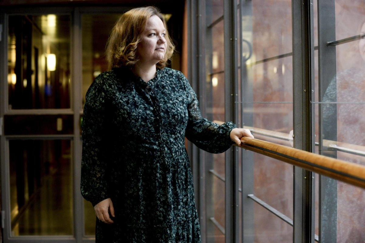 Perhe- ja peruspalveluministeri Krista Kiuru (sd.). LEHTIKUVA / MIKKO STIG