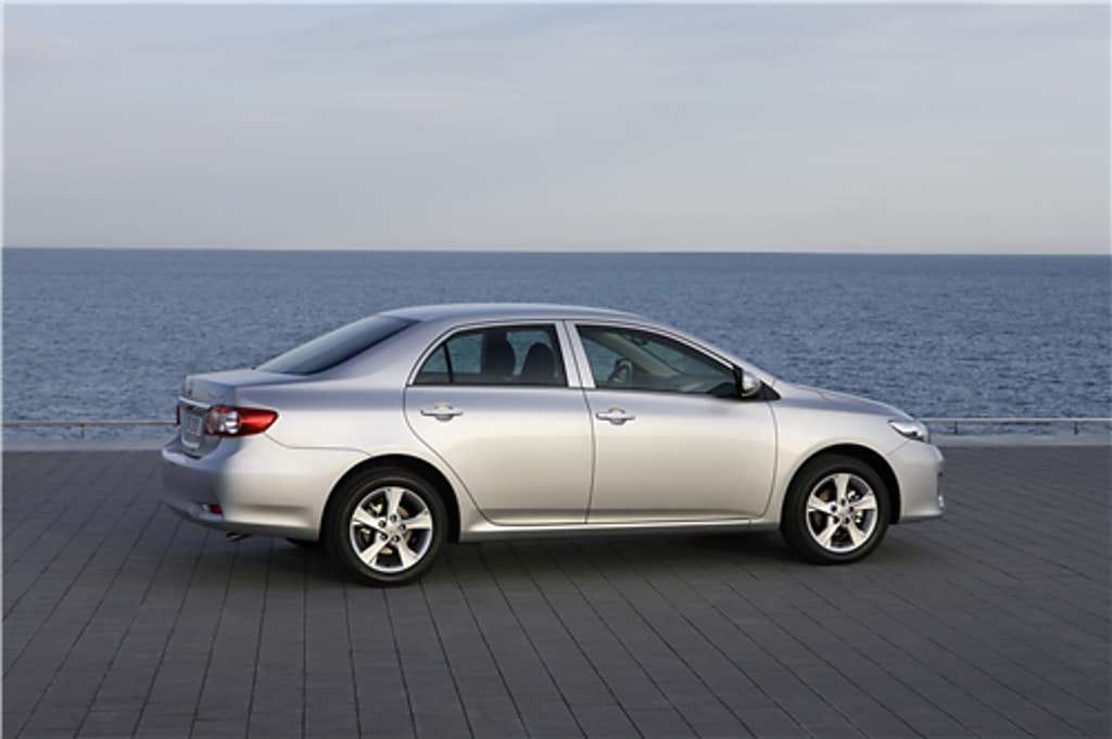 Uusittu Corolla.