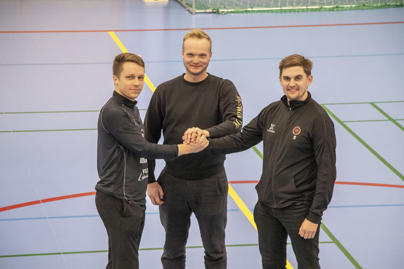 Ville Kivelä, Tuomas Pellikka ja Matti Heikkinen ovat uuden edessä. Silti työtä on tehtävä.