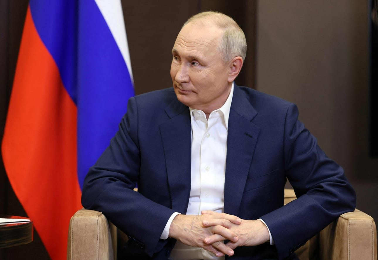 Presidentti Vladimir Putin on perustellut hyökkäystä Ukrainaan muun muassa väitteillä, että Itä-Ukrainan Venäjä-mielisiä asukkaita olisi vainottu. LEHTIKUVA/AFP