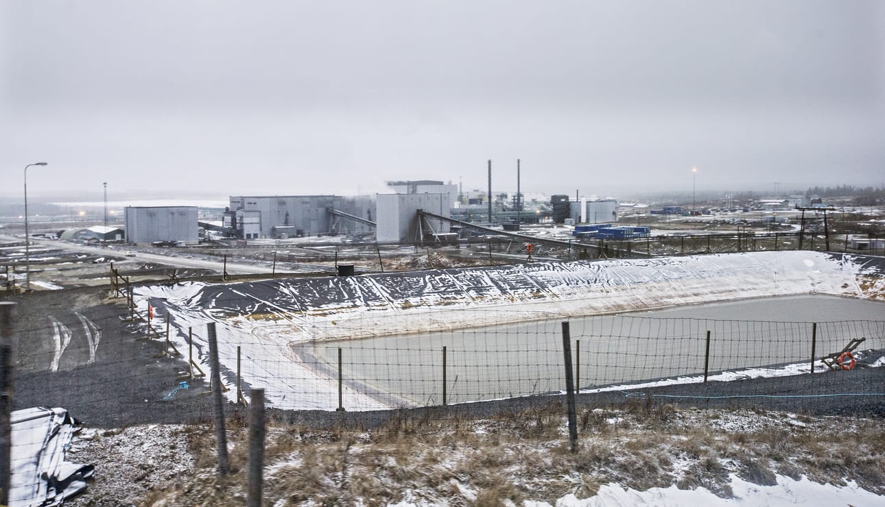 Talvivaaran kaivosalue. Arkistokuva.