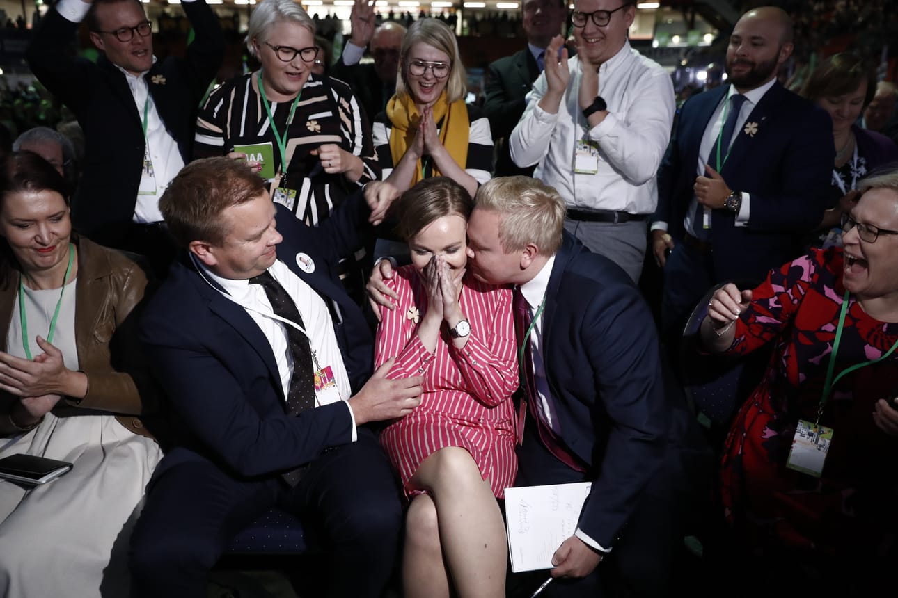 Torniolainen Katri Kulmuni on keskustan uusi puheenjohtaja.