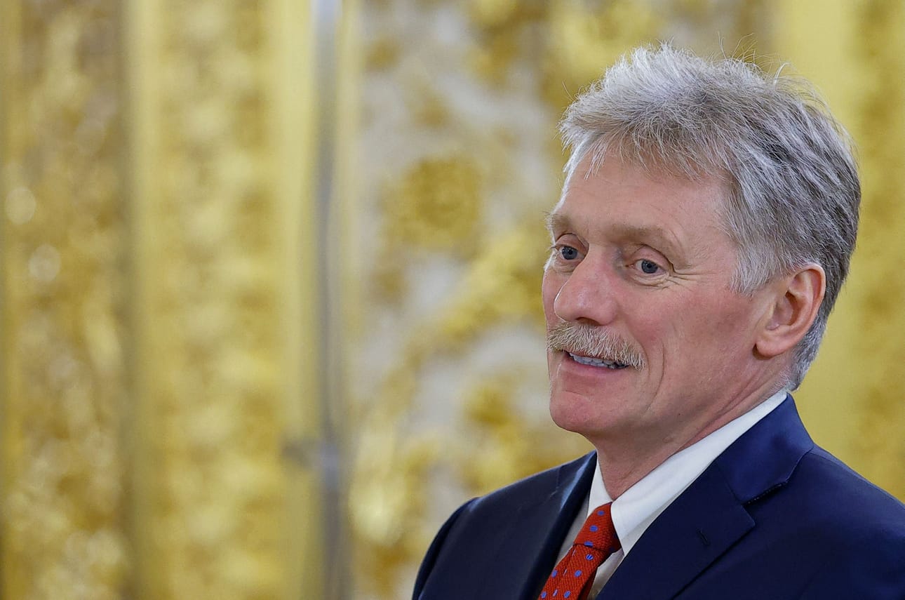 Arkistokuvassa Kremlin edustaja Dmitri Peskov. LEHTIKUVA/AFP