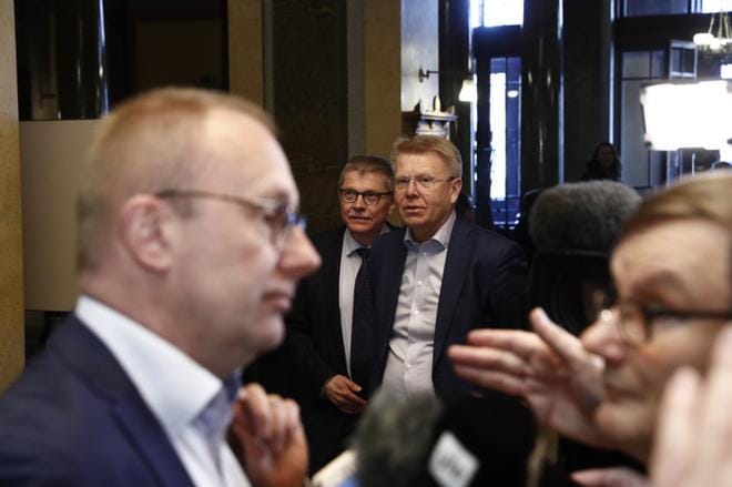 Hallituksen muodostaja Antti Rinne aikoo tavata työmarkkinajohtajat seminaarissa ennen juhannusta. KUVA: Joel Maisalmi