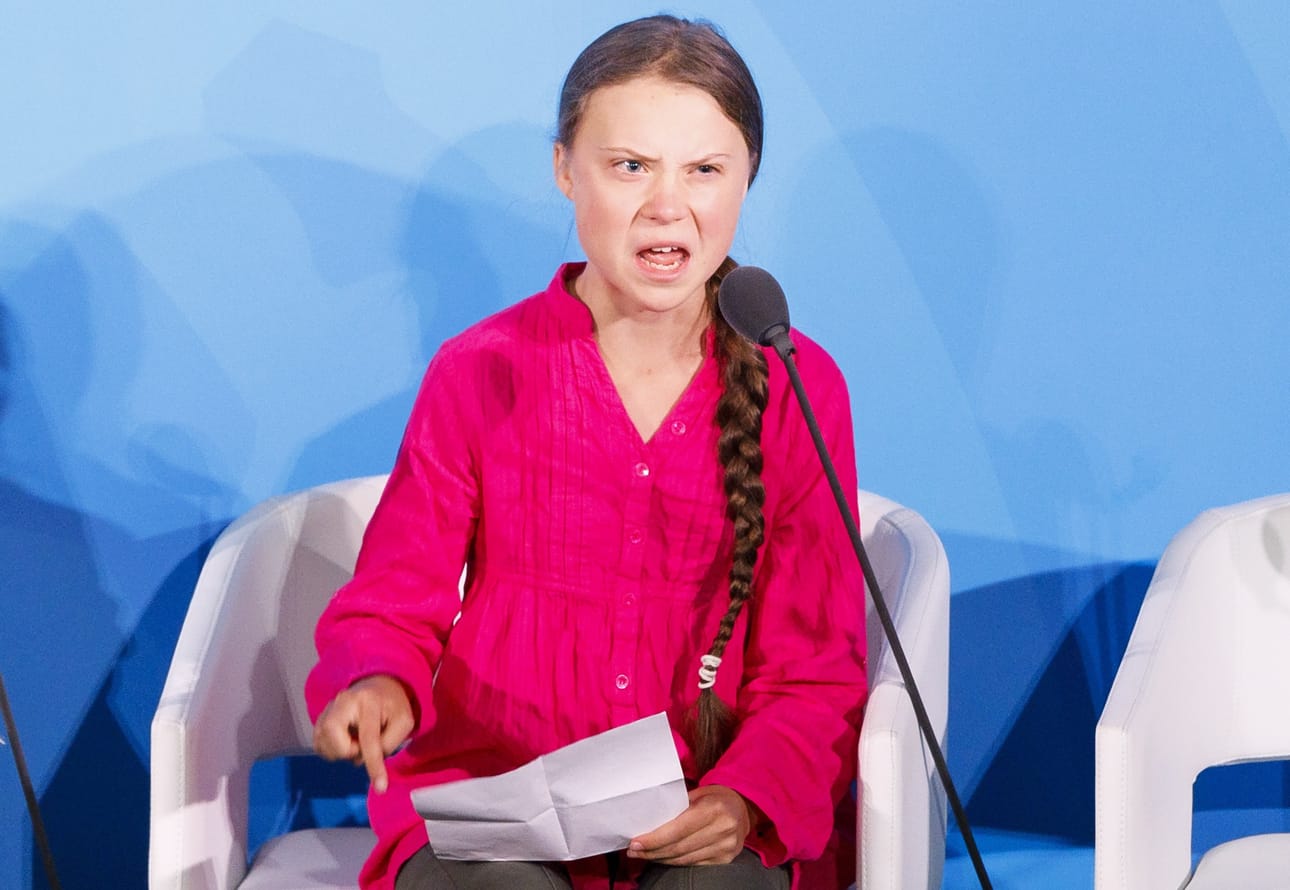 16-vuotias Greta Thunberg puhui maailman johtajille maanantaina YK:n ilmastohuippukokouksessa. Hän arvosteli kovin sanoin päättäjiä siitä, ettei ilmastotoimia ole tehty tarpeeksi.