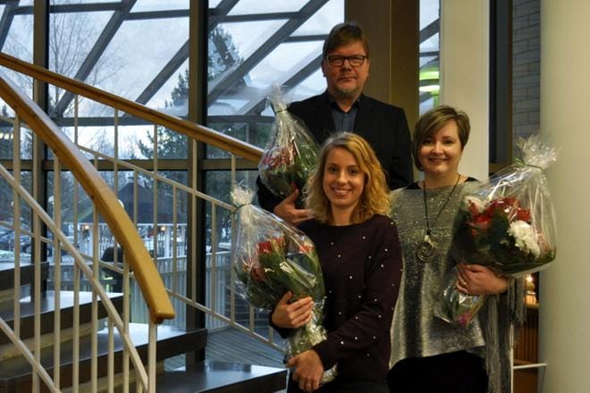 Vuoden 2019 tunnustuspalkinnot ojennettiin agronomi Juhani Suojarannalle, karjanhoitaja Anna Länsisalmelle ja maisemasuunnittelija Riikka Asunmaalle.