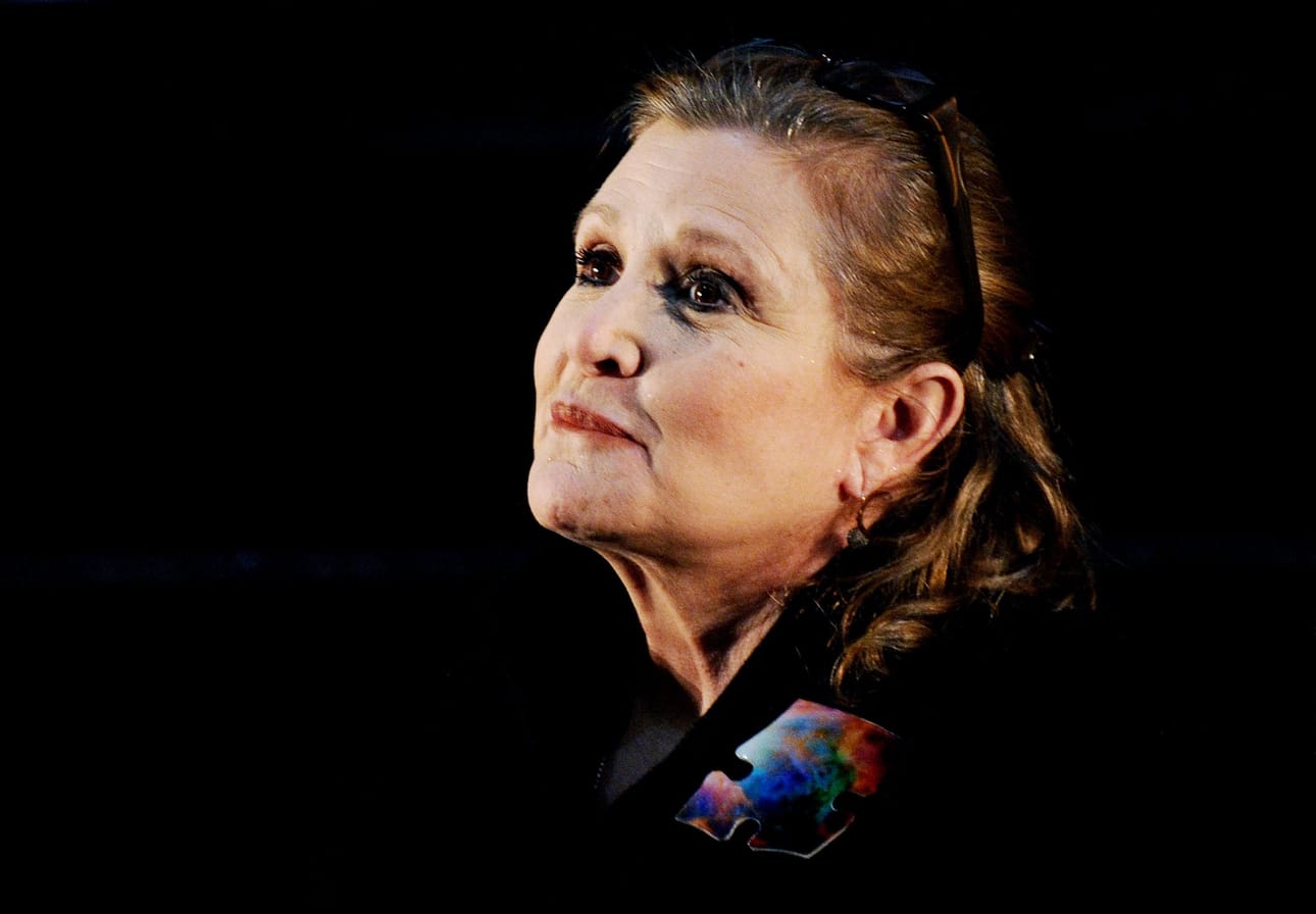 Näyttelijä Carrie Fisher kuoli 27. joulukuuta.