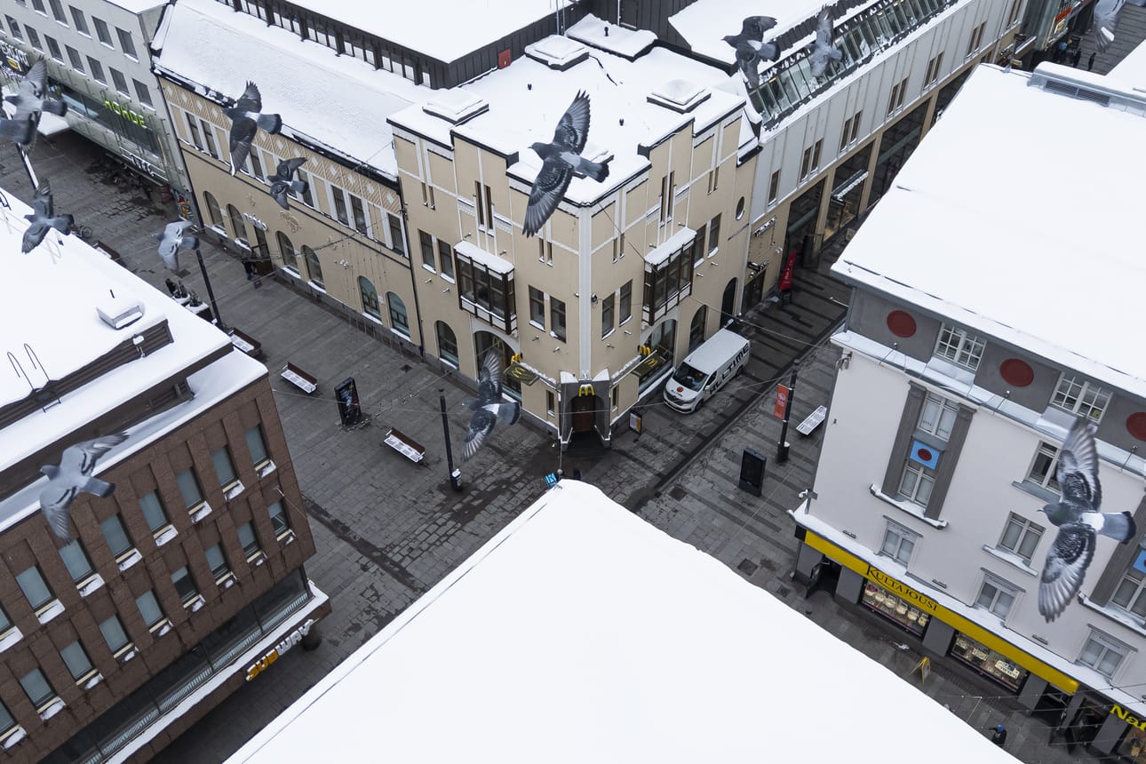 Työeläkeyhtiö Ilmarinen omistaa Oulun keskustassa Pekurin tilat.