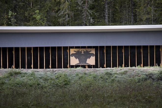 Kouran kiväärirata on huippukunnossa. Radalla ammutaan hirvi-, valkohäntäpeura-, metsäkauris- ja karhumaaleihin. Vanha rata purettiin uuden alta. KUVAT: JARI E. HAKALA