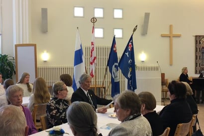 Videolla otteita Siikalatvan kunnan ja seurakunnan itsenäisyyspäivän juhlasta Kestilän seurakuntatalolta.
